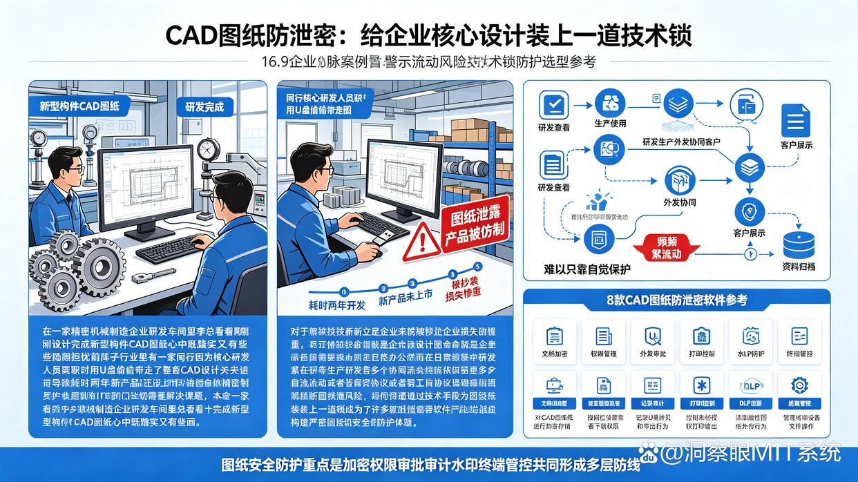 图纸防泄密软件有哪些推荐？26年8款CAD图纸防泄密软件分享，快试试(图1)