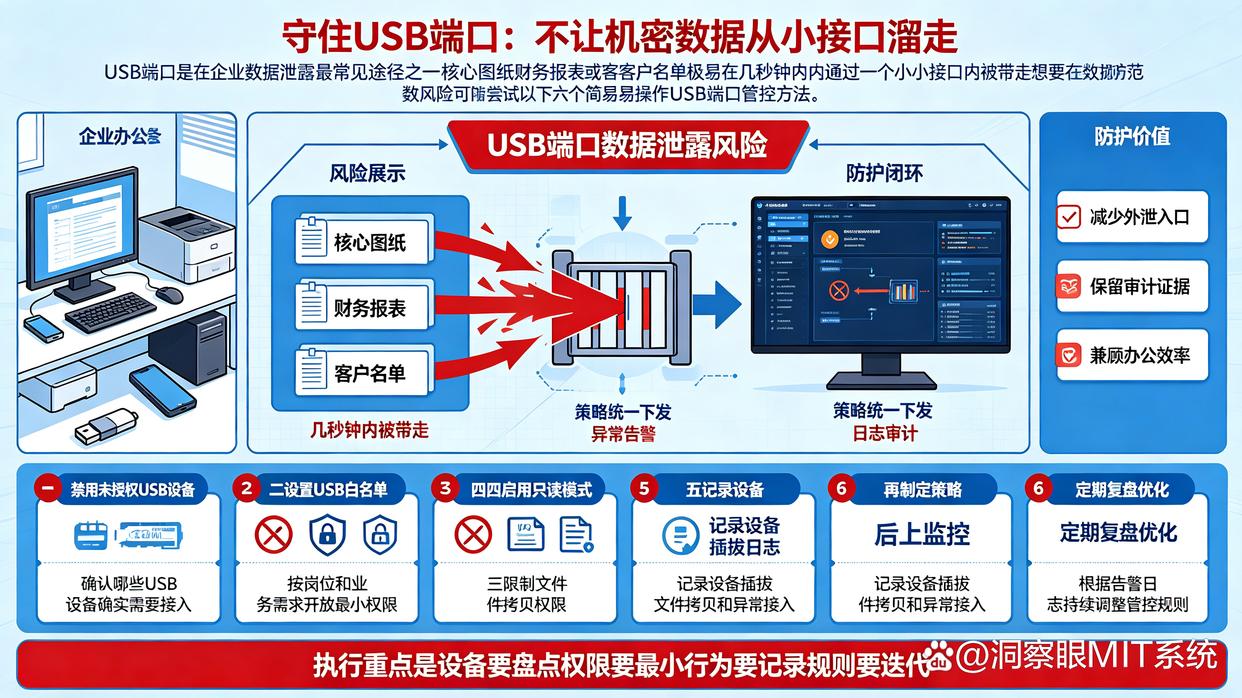 USB端口如何管控？分享6个简单易操作的USB端口管控方法，收藏了(图1)