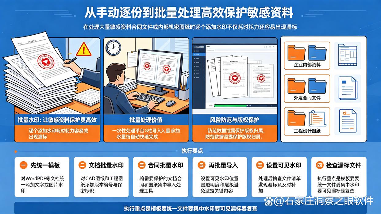 文档批量水印怎么操作？这四个方法教给你，分分钟学会(图1)