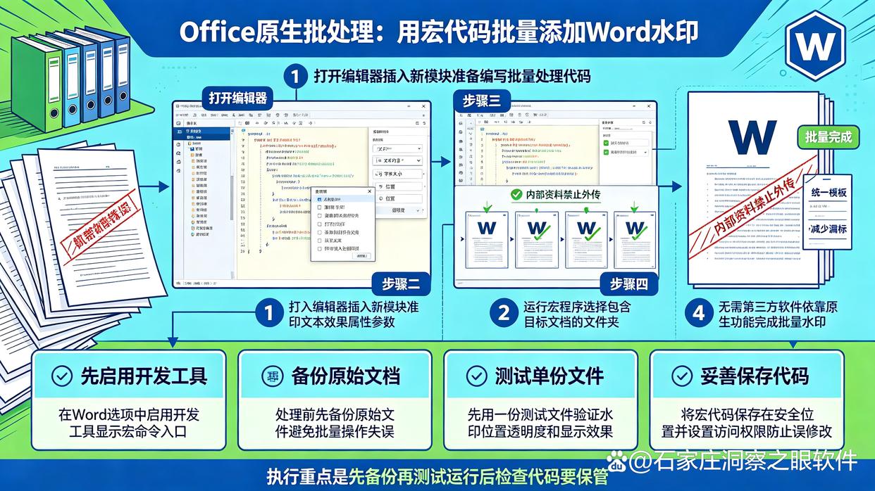 文档批量水印怎么操作？这四个方法教给你，分分钟学会(图7)