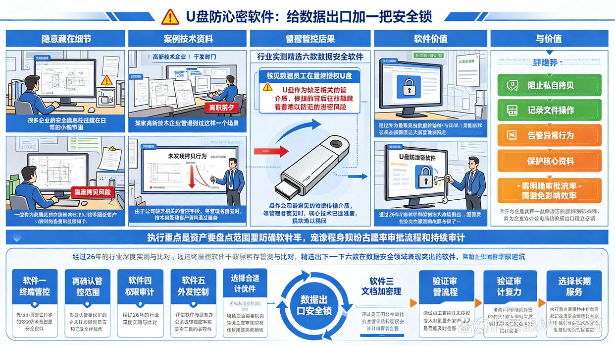 U盘防泄密软件哪个好？精选六款U盘防泄密软件，建议收藏了(图1)