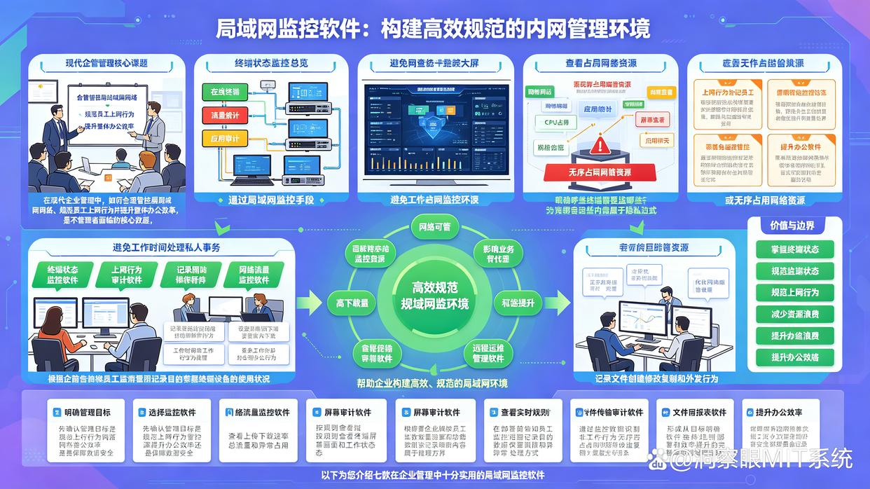 局域网如何监控？推荐七款实用的局域网监控软件，建议码住了(图1)