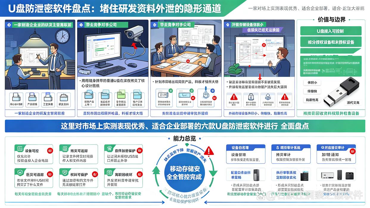 U盘泄密怎么办？26年全新盘点六款U盘防泄密软件，快来试试(图1)