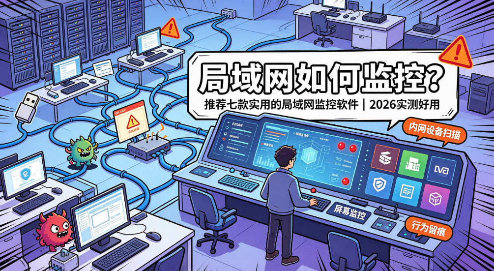 局域网如何监控？推荐七款实用的局域网监控软件，2026 实测好用(图1)