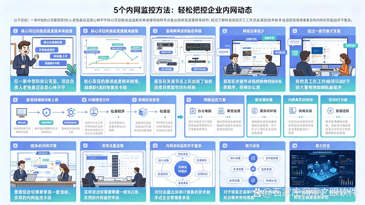 想实时监控内网动态？教你5个内网监控方法，新手也能快速上手(图1)