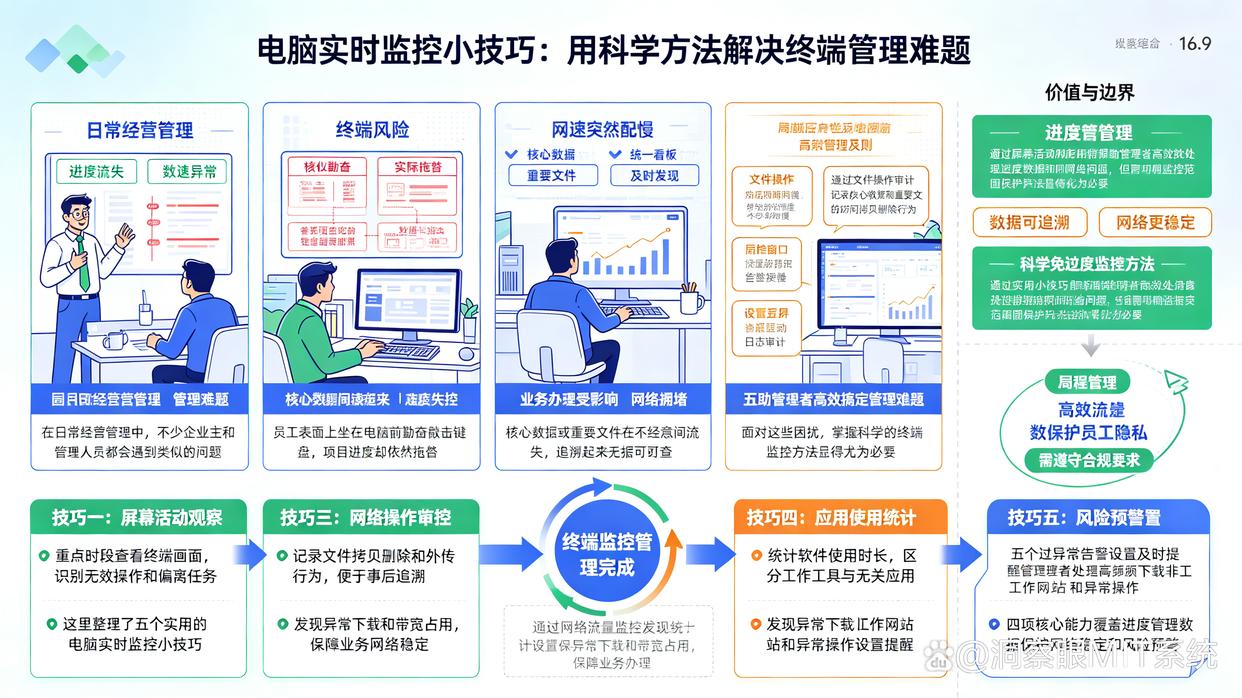 电脑怎么实时监控？教你5个实时监控电脑的小技巧，码住学起来(图1)