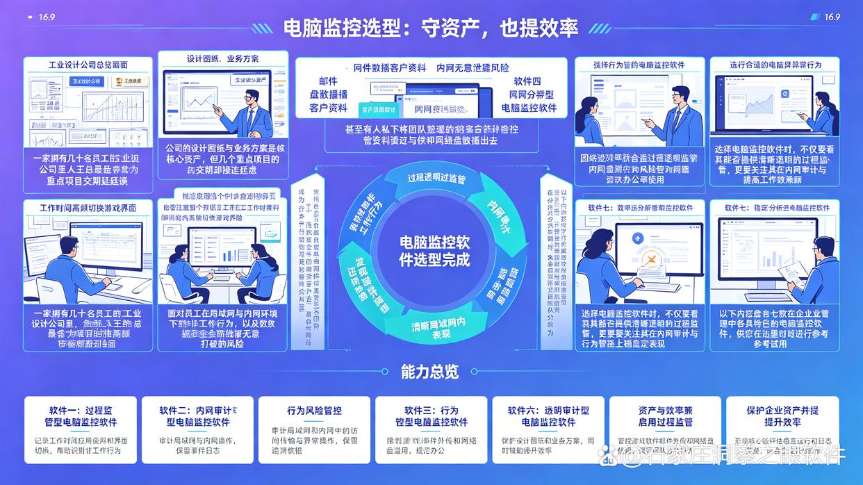 电脑监控软件怎么选？精选七款电脑监控软件，码住了(图1)