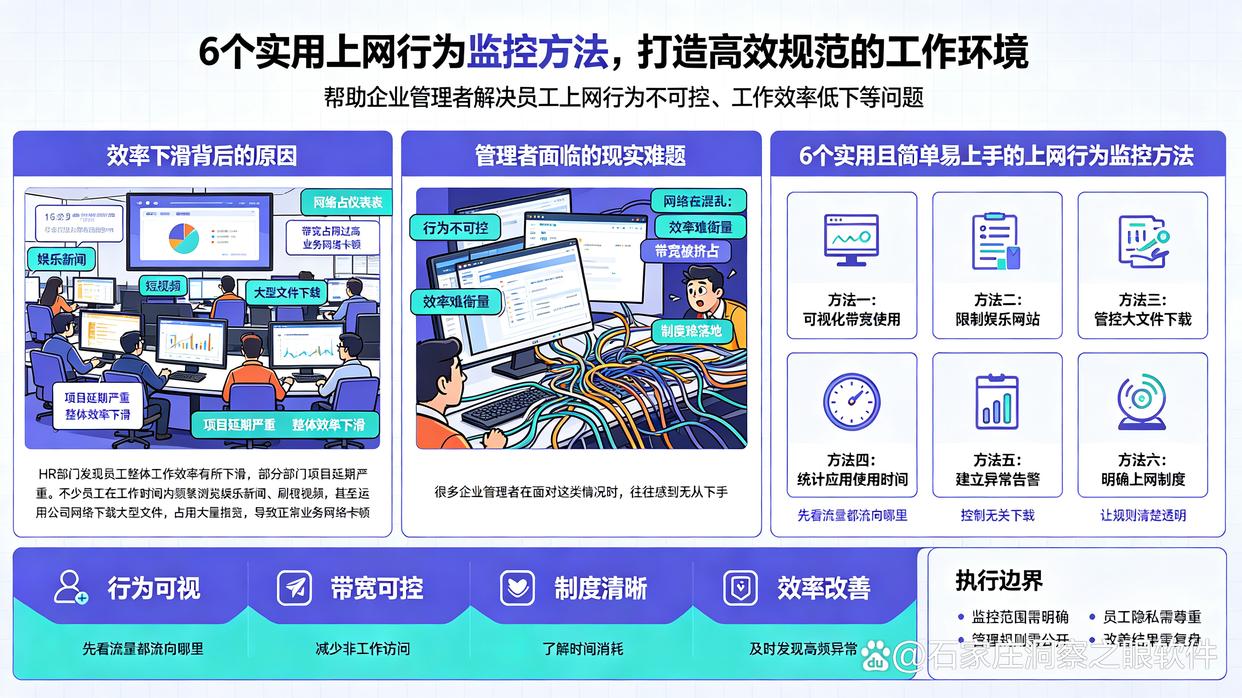 上网行为如何监控？手把手教你6个上网行为监控方法，简单实用(图1)