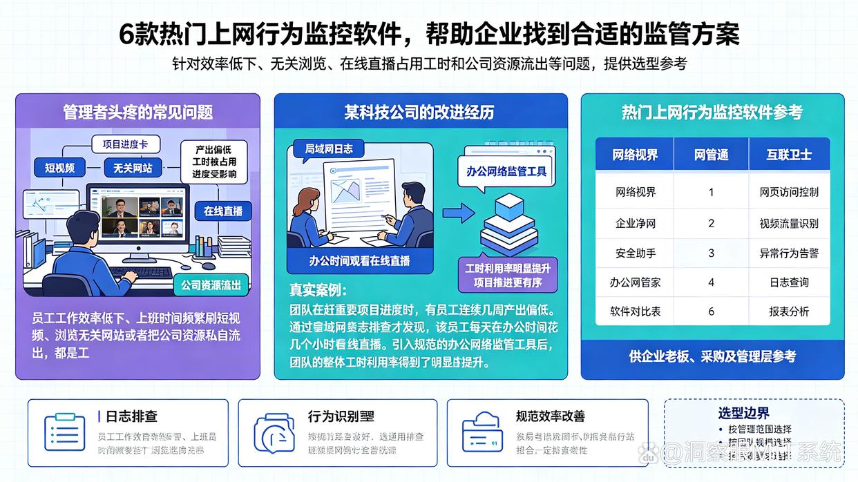 上网行为监控系统怎么选？推荐6款热门的上网行为监控软件，26最新(图1)