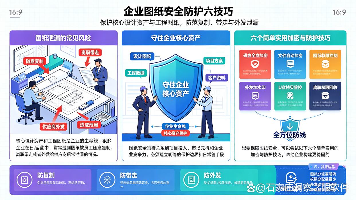 怎么给图纸加密？教你6个简单实用的图纸加密小技巧，26最新(图1)