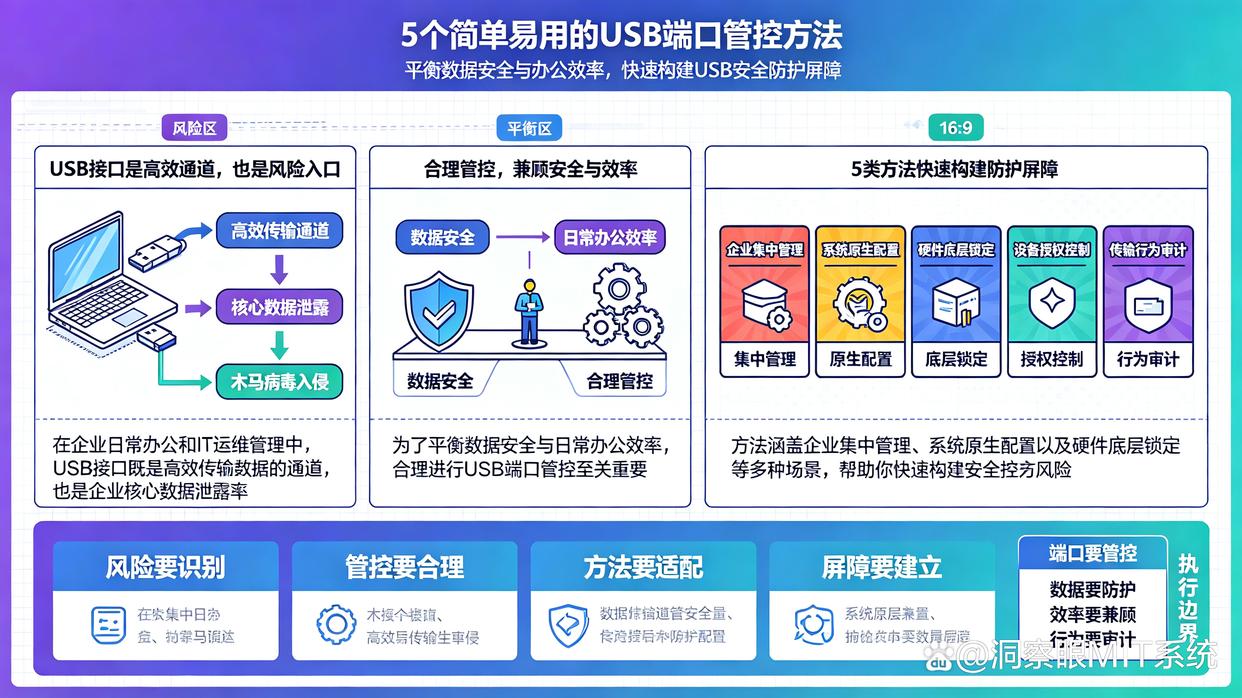 如何禁用USB端口？教你5个简单易上手的USB端口管控方法，新手也能学(图1)