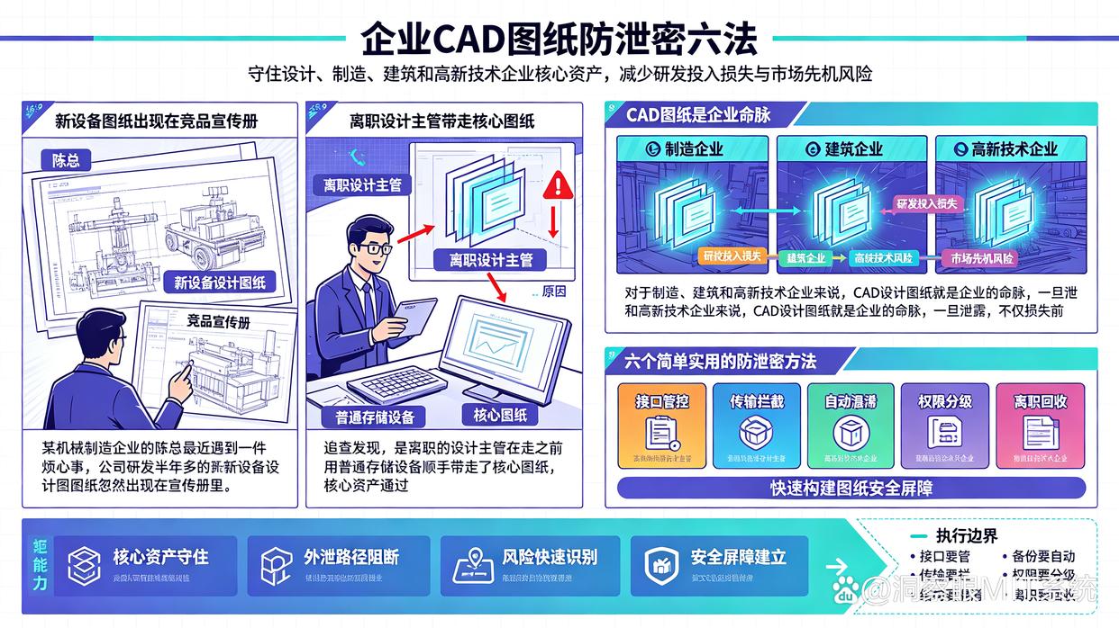 CAD图纸泄密怎么整？分享六个简单实用的防泄密方法，小白也能轻松学会(图1)