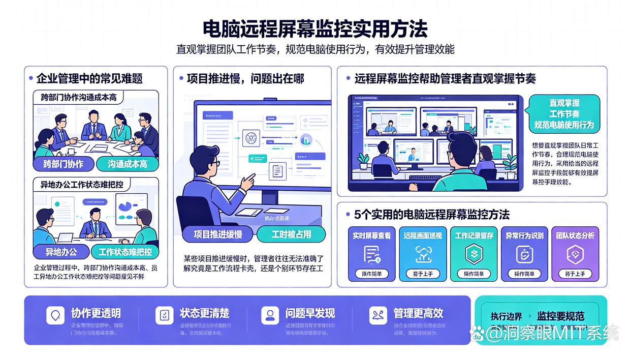怎么远程监控电脑屏幕？推荐5个实用的电脑远程屏幕监控，分分钟掌握(图1)