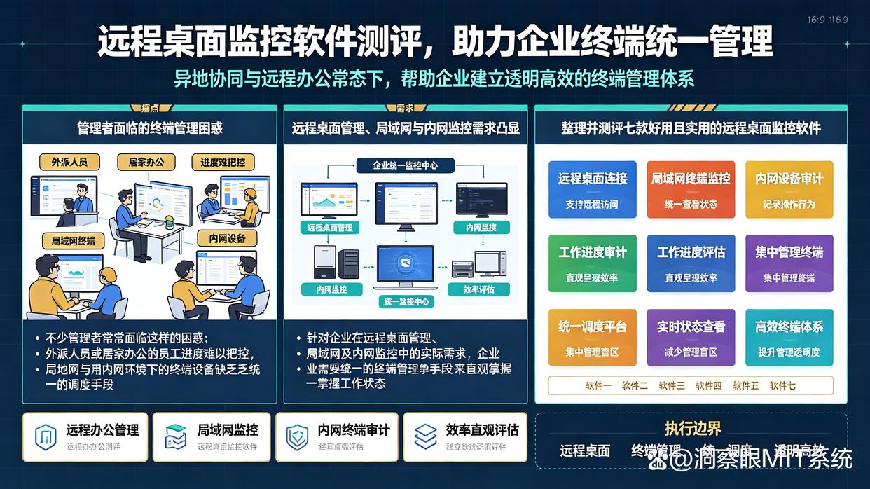 远程桌面监控软件有哪些？七款测评好使的远程桌面监控软件，收藏 (图1)