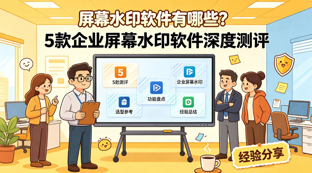 屏幕水印软件有哪些?5 款企业屏幕水印软件深度测评,经验分享(图1) image.png