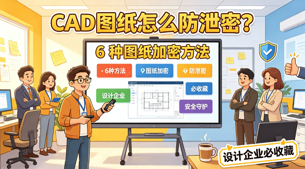 CAD 图纸怎么防泄密?6 种图纸加密方法,设计企业必收藏(图1) image.png
