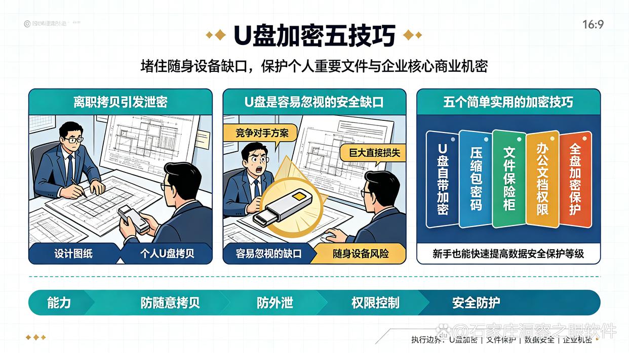 U盘里的文件怎么加密？给U盘加密的五个小技巧，快来试试(图1)