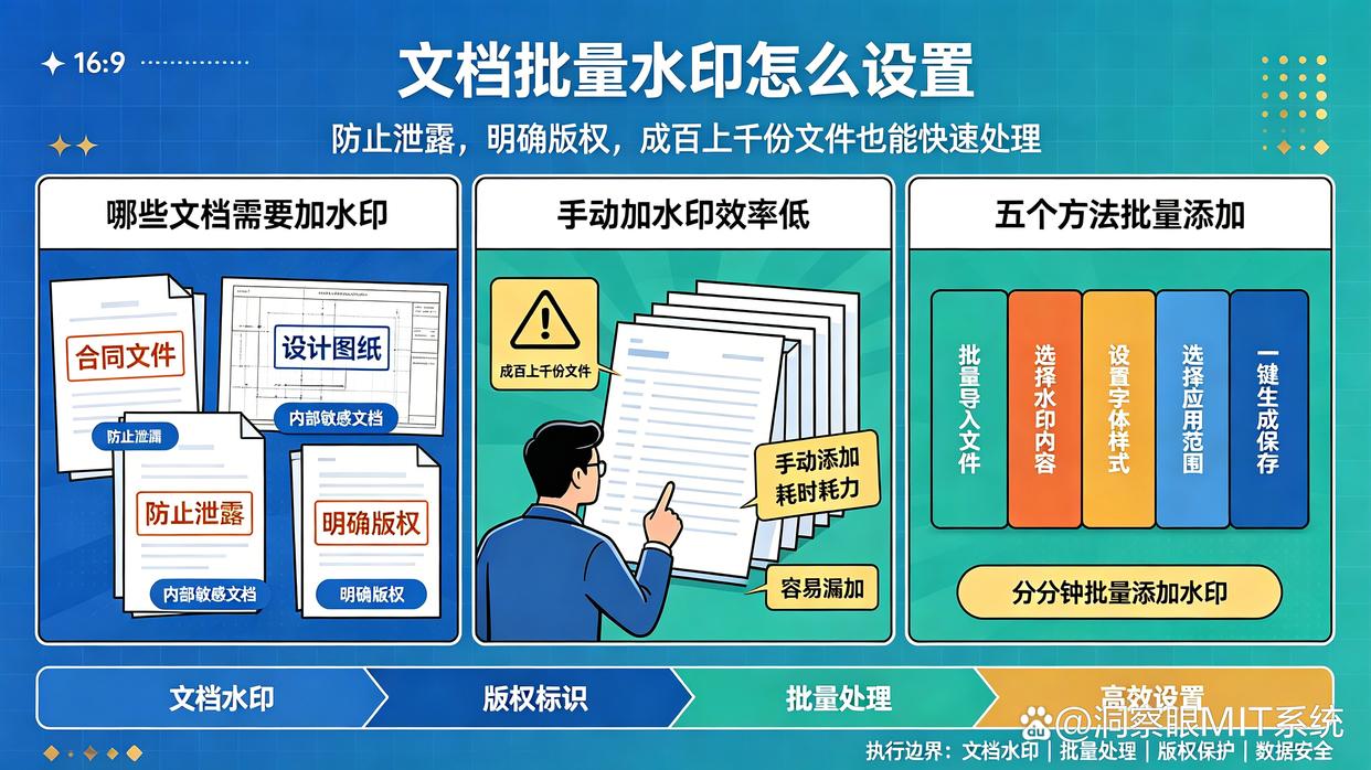 文档批量水印怎么设置？教你五个方法，快来码住了(图1)