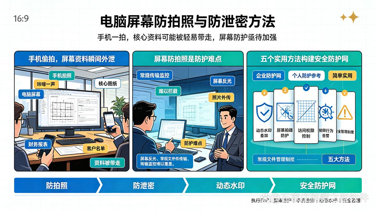 防拍照泄密的方法有哪些？5个电脑屏幕防拍照方法分享，快码住试试(图1)