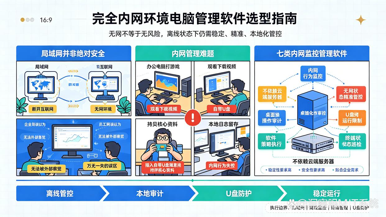 适合完全内网环境的电脑管理软件怎么选？分享7款内网监控软件，你看好哪个？(图1)