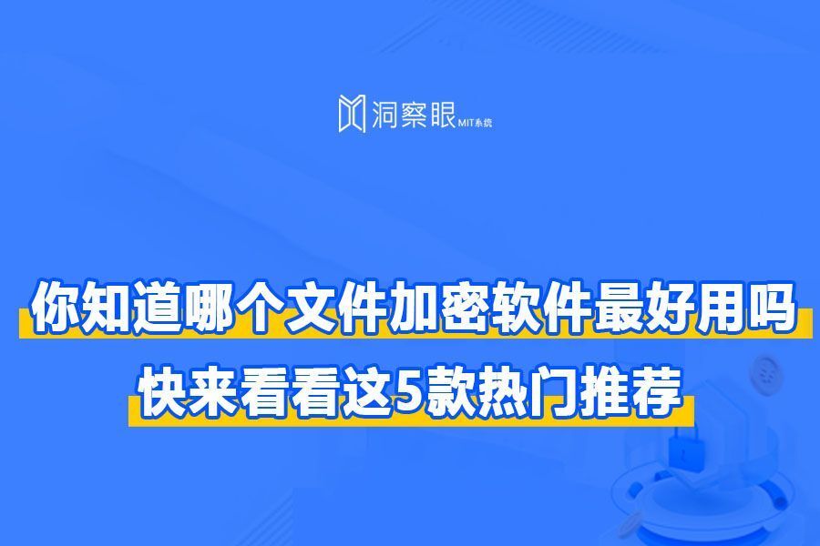 2024办公文件怎么加密?常用的5款加密软件排行榜(图1)