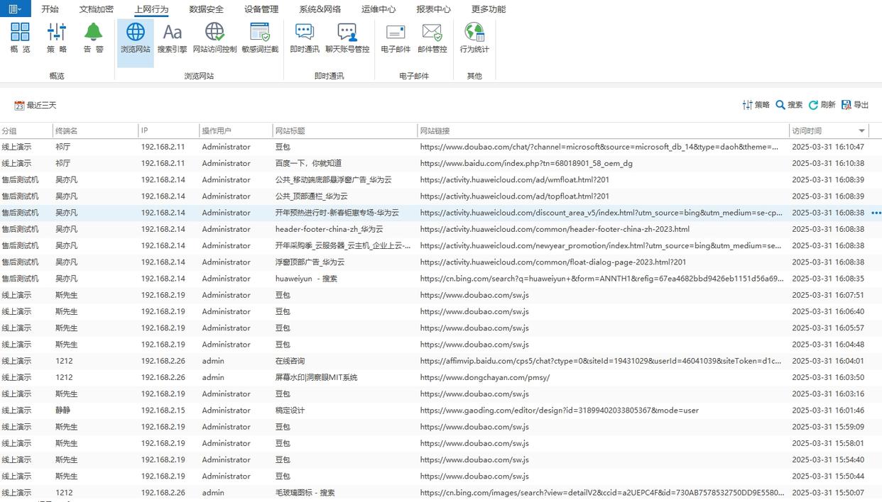 怎么监控员工上网行为?教你 6 个超简单的上网监控方法!(图5) 怎么监控员工上网行为?教你 6 个超简单的上网监控方法!(图5)