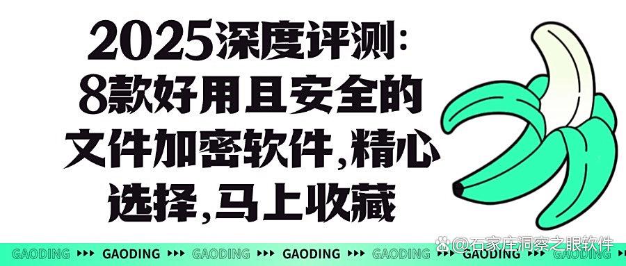 2025年8大优质文件加密软件推荐|保护文件安全守护用户隐私(图1) 2025年8大优质文件加密软件推荐|保护文件安全守护用户隐私(图1)