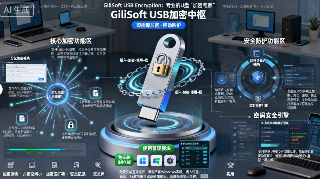 U盘如何高效防泄密？推荐六款U盘防泄密软件，保护U盘安全！(图7)