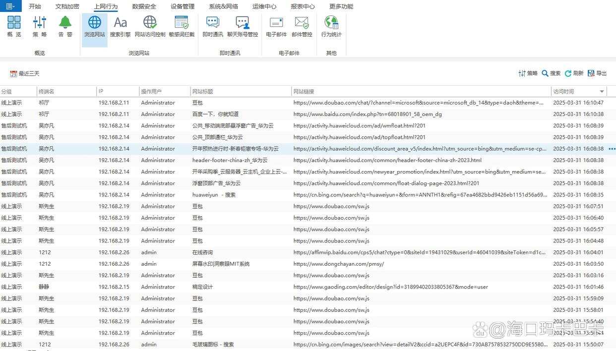 上网行为怎么监控?教你五个上网监控方法,实时监控上网行为,码住(图2) 上网行为怎么监控?教你五个上网监控方法,实时监控上网行为,码住(图2)