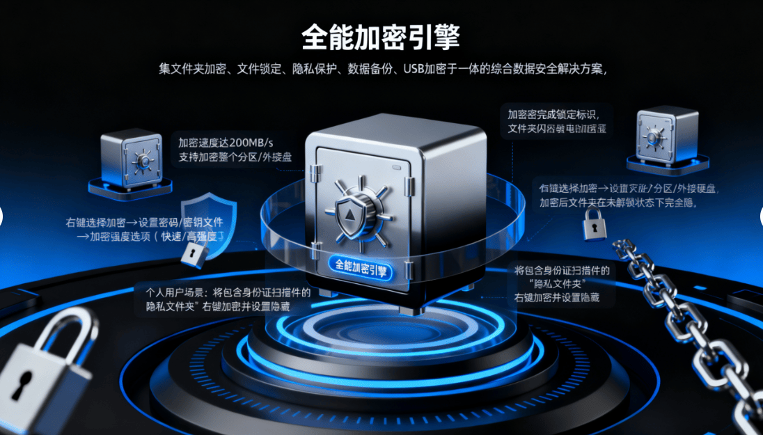 电脑加密软件有哪些?精选七款电脑加密软件,每个都是精品(图7) 电脑加密软件有哪些?精选七款电脑加密软件,每个都是精品(图7)