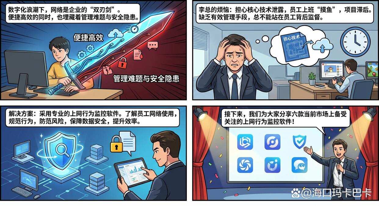 上网行为如何监控?分享六个上网行为监控软件,实时监控员工上网(图1) 上网行为如何监控?分享六个上网行为监控软件,实时监控员工上网(图1)