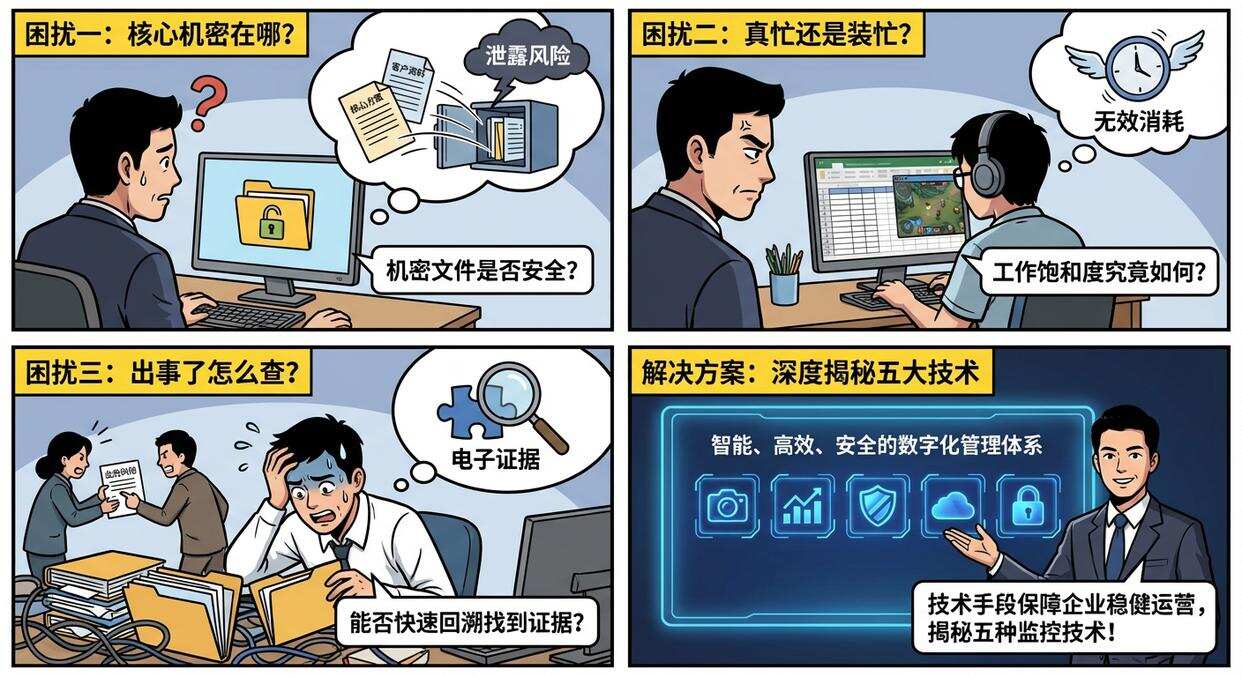 电脑怎么监控?揭秘五个好用的电脑监控方法,轻松监控电脑(图1) 电脑怎么监控?揭秘五个好用的电脑监控方法,轻松监控电脑(图1)