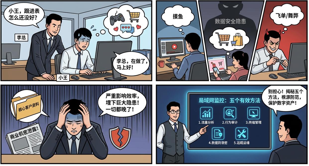 公司局域网怎么监控？五个监控局域网的方法教给你，快学起来(图1)
