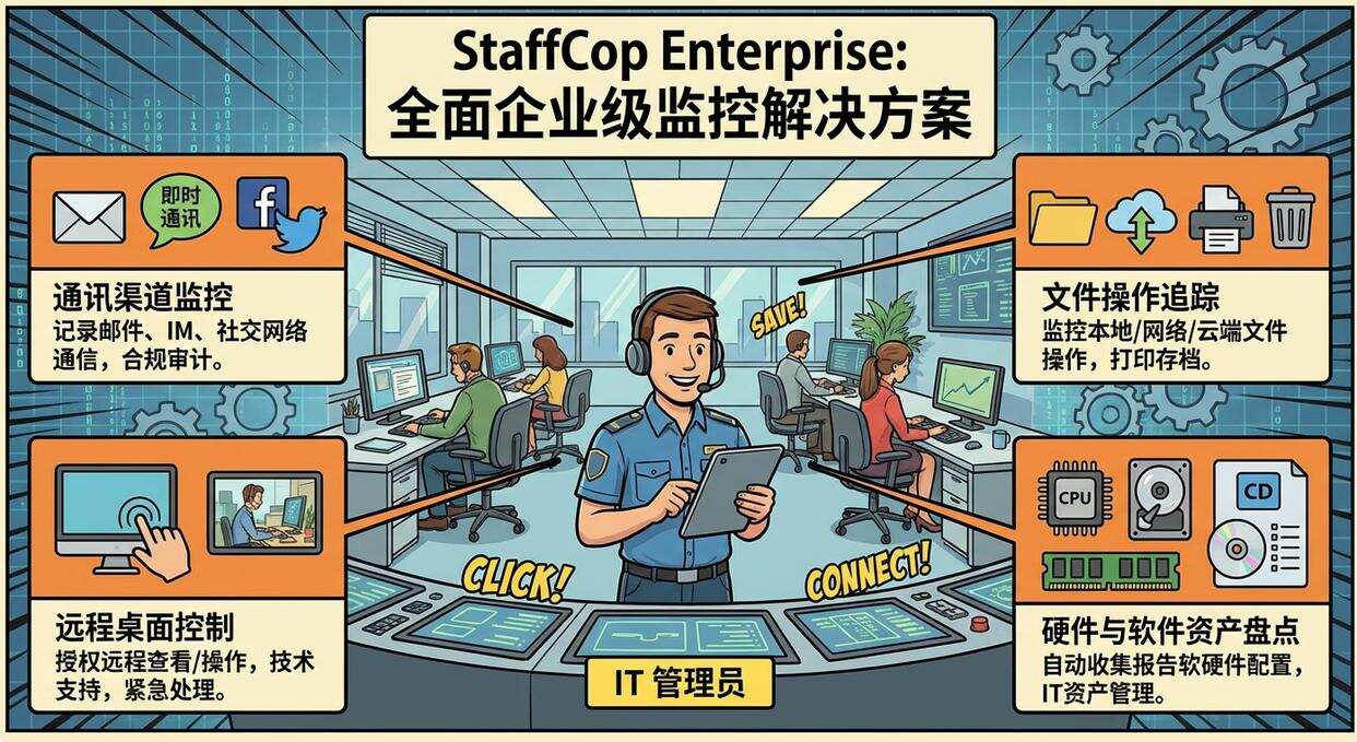 电脑监控软件有哪些推荐?七款实用的电脑监控软件分享,快码住(图4) 电脑监控软件有哪些推荐?七款实用的电脑监控软件分享,快码住(图4)