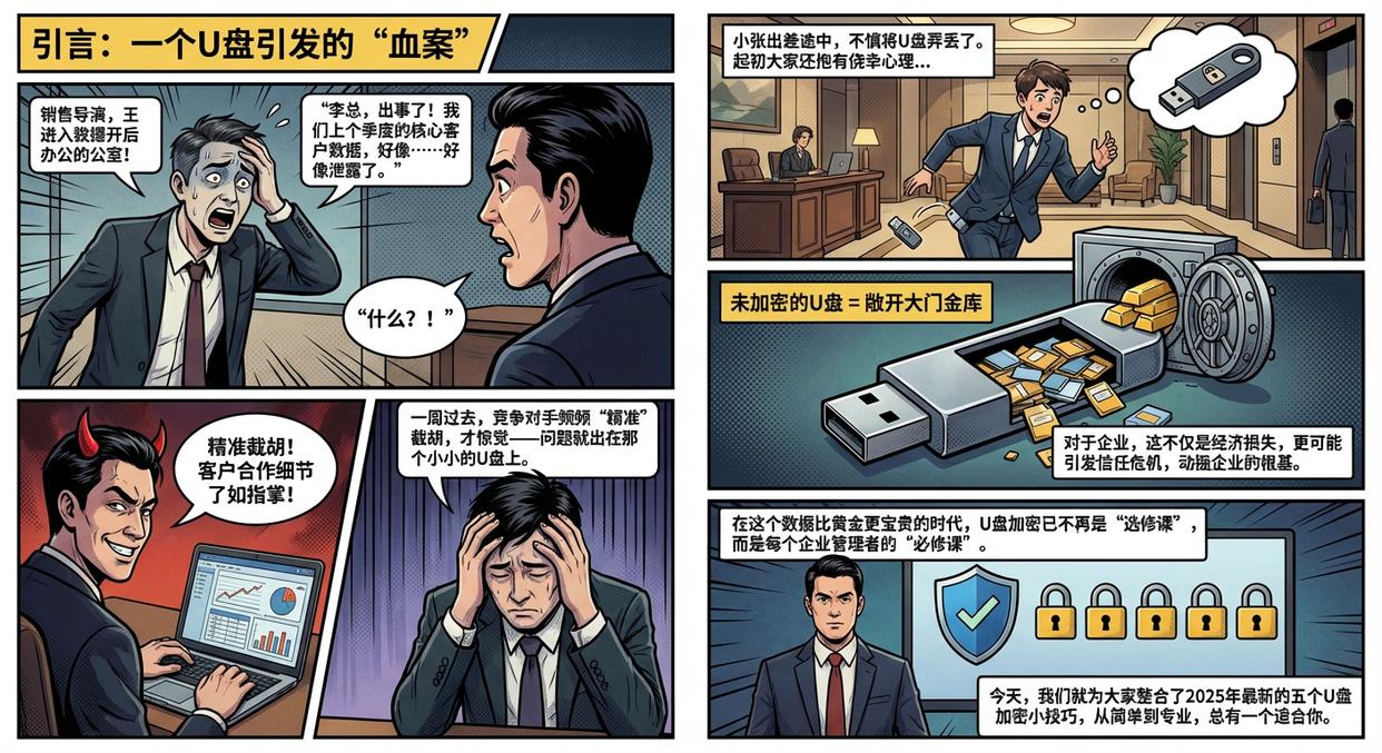 U盘怎么加密？25年最新整合了五个U盘加密小技巧，保护U盘安全(图1)