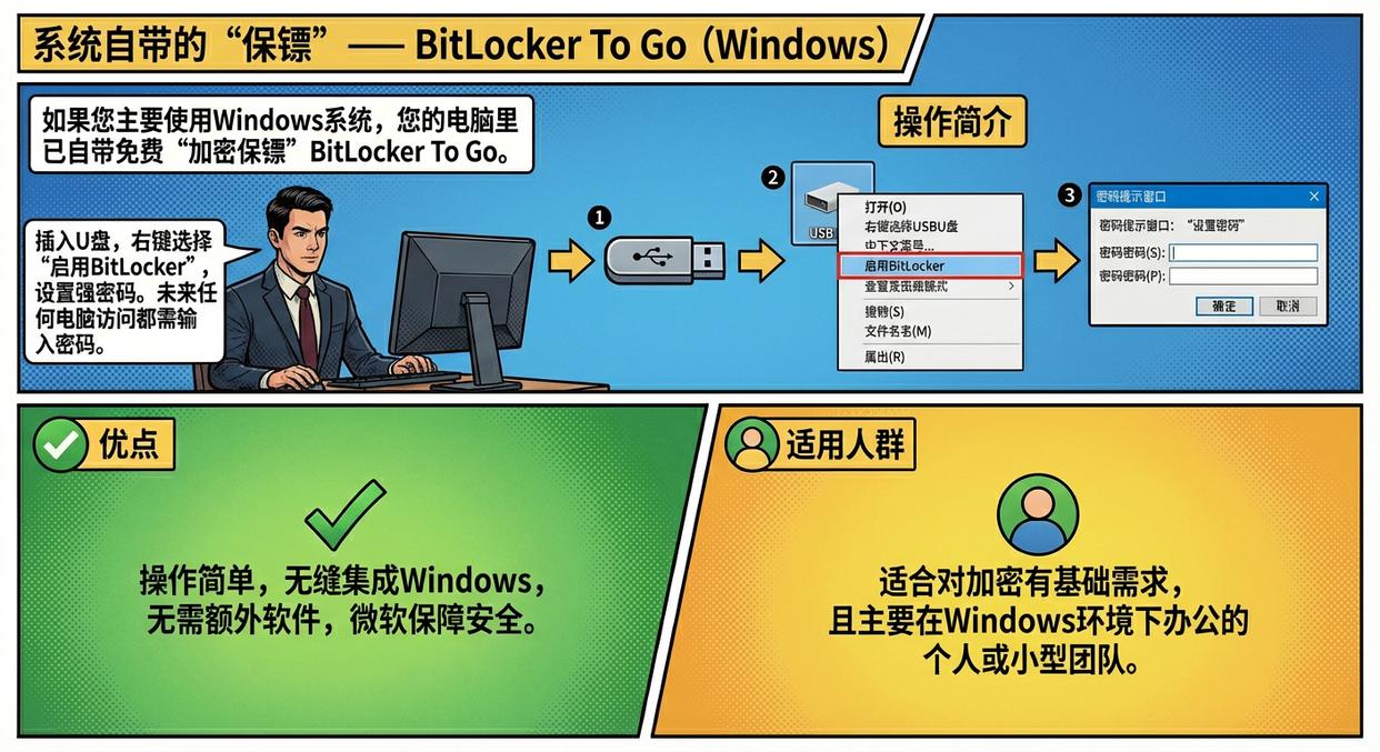 U盘怎么加密？25年最新整合了五个U盘加密小技巧，保护U盘安全(图2)