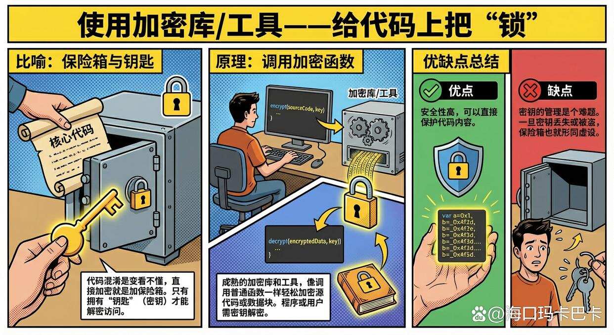 源代码不会加密?教你六个源代码加密方法,码住学起来(图3) 源代码不会加密?教你六个源代码加密方法,码住学起来(图3)
