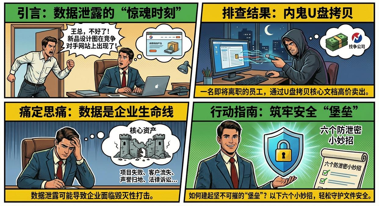 如何防止文件泄密？推荐六个防止文件泄密的小妙招，保护文件安全(图1)