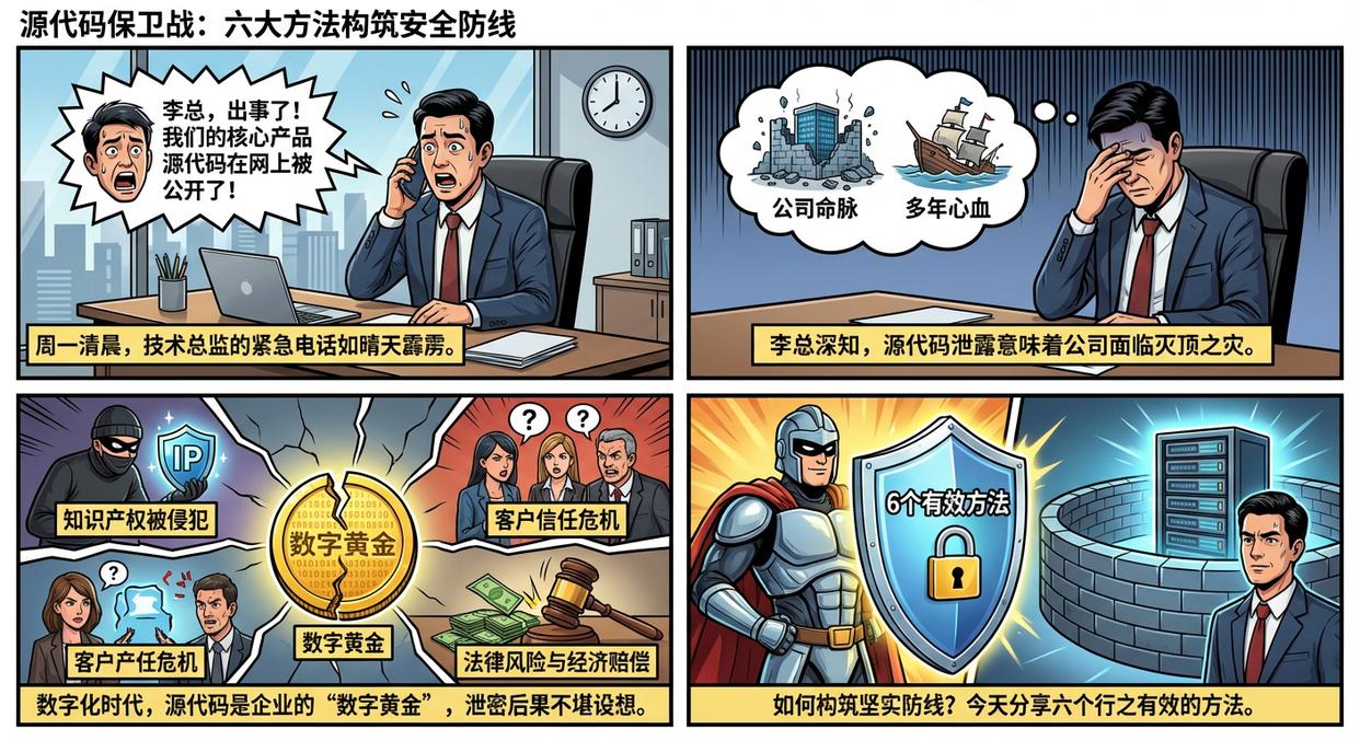 害怕源代码泄密？六个防止源代码泄密的方法分享，保护代码安全(图1)