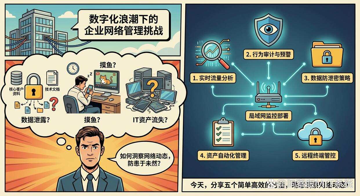 局域网内如何实现内网监控?分享五个简单高效的内网监控方法,分分钟学会(图1) 局域网内如何实现内网监控?分享五个简单高效的内网监控方法,分分钟学会(图1)