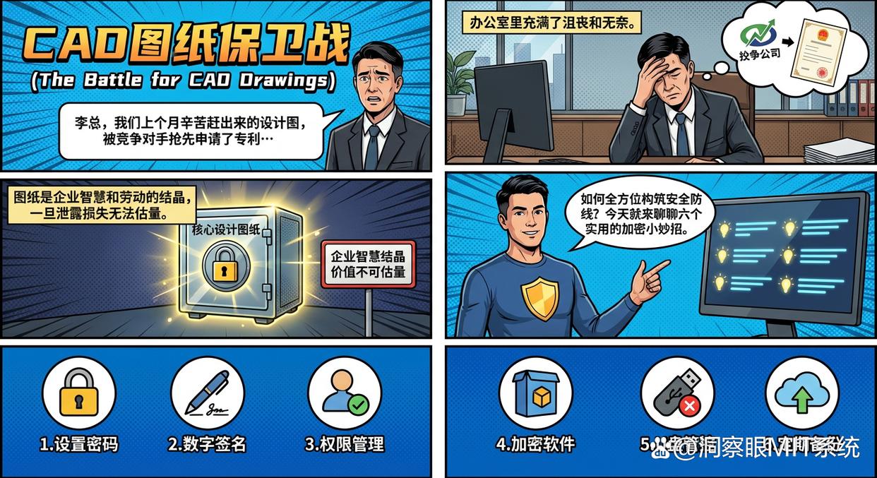CAD图纸怎么加密？教你六个CAD图纸加密小妙招，全方位守护图纸安全(图1)