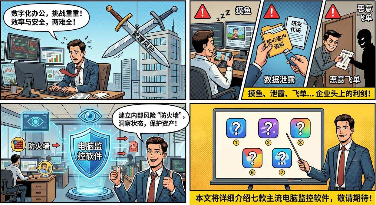 企业管理必备:七款主流电脑监控软件深度盘点,建议收藏(图1) 企业管理必备:七款主流电脑监控软件深度盘点,建议收藏(图1)