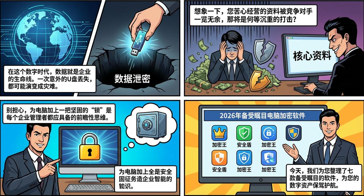 怎么给电脑加“锁”？快试试这七款电脑加密软件，2026年最新整理(图1)