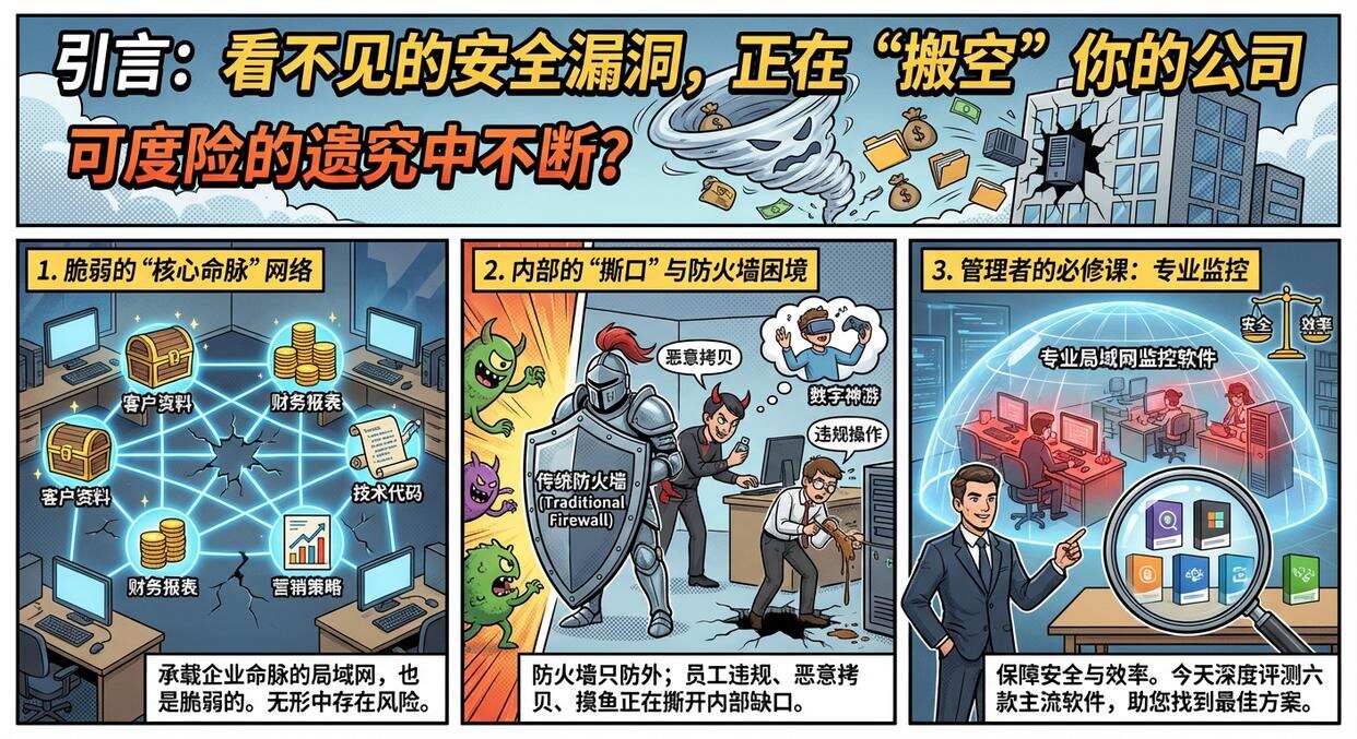 如何守护局域网安全?六款顶级局域网监控软件深度测评,快收藏(图1) 如何守护局域网安全?六款顶级局域网监控软件深度测评,快收藏(图1)