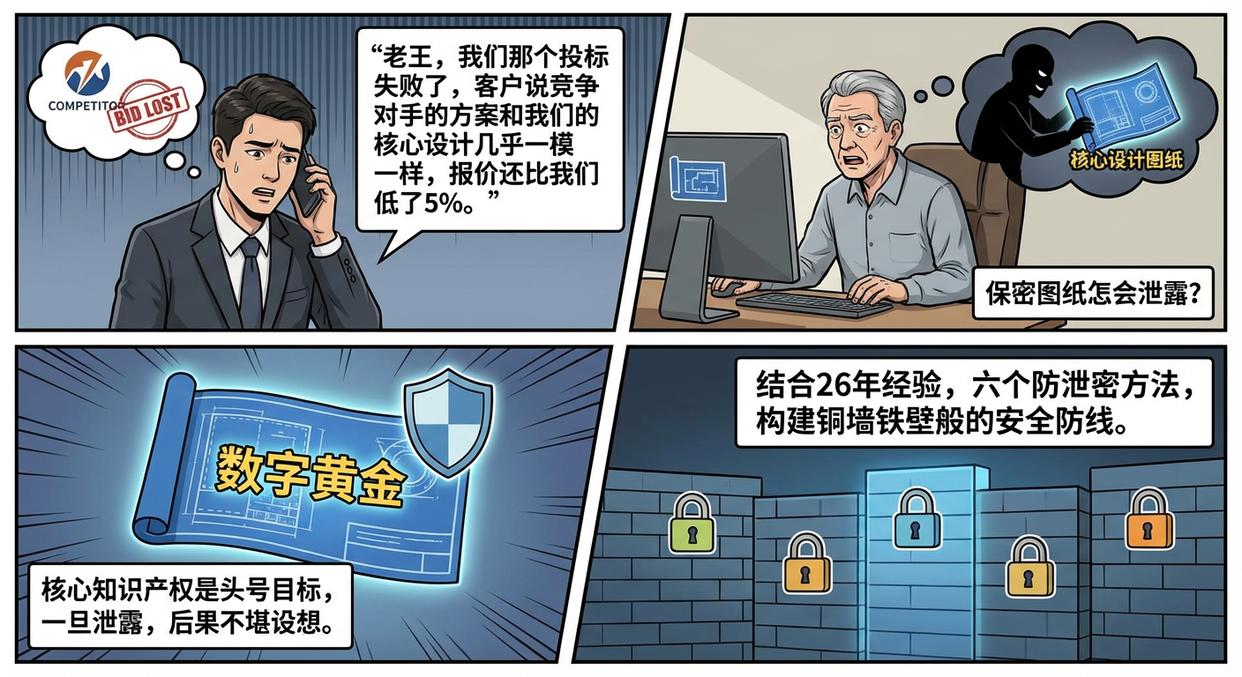 怎么防止图纸泄密？图纸防泄密的六个方法，26年最新(图1)