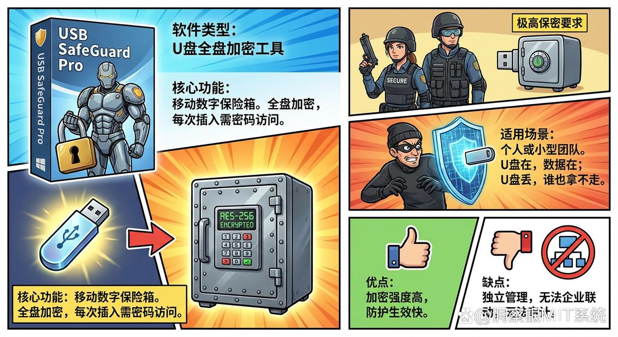 U盘容易丢失泄密？分享六款U盘防泄密软件，U盘丢失也不怕泄露！(图2)