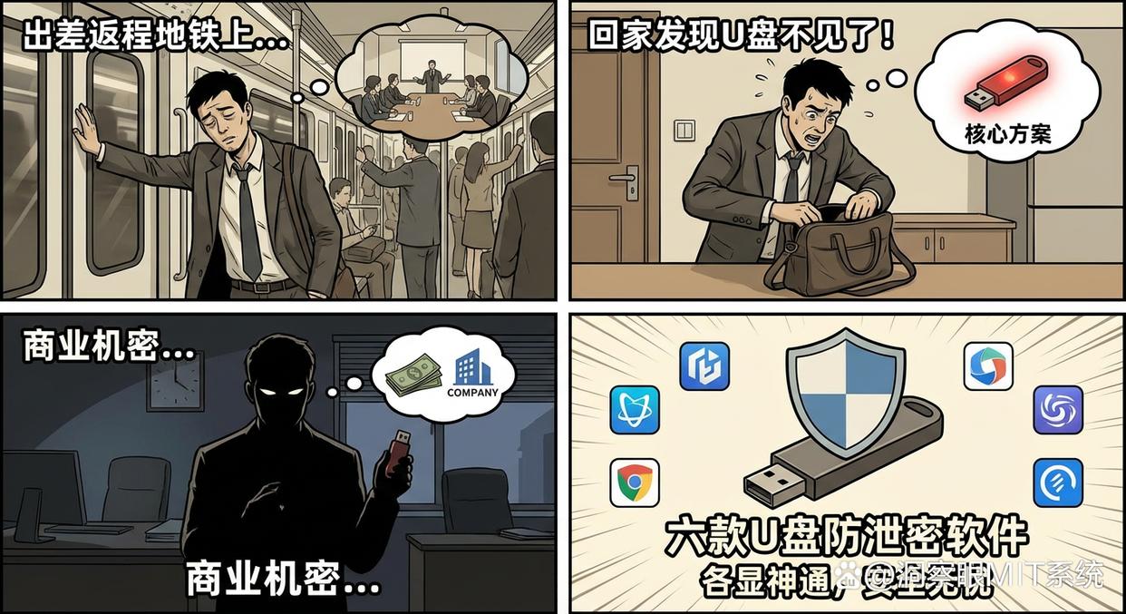 U盘容易丢失泄密？分享六款U盘防泄密软件，U盘丢失也不怕泄露！(图1)