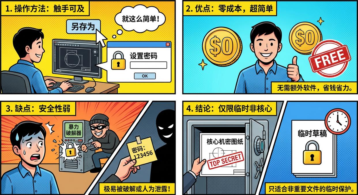 你的CAD图纸，正在“裸奔”吗？5个绝招，保护CAD图纸安全(图8)