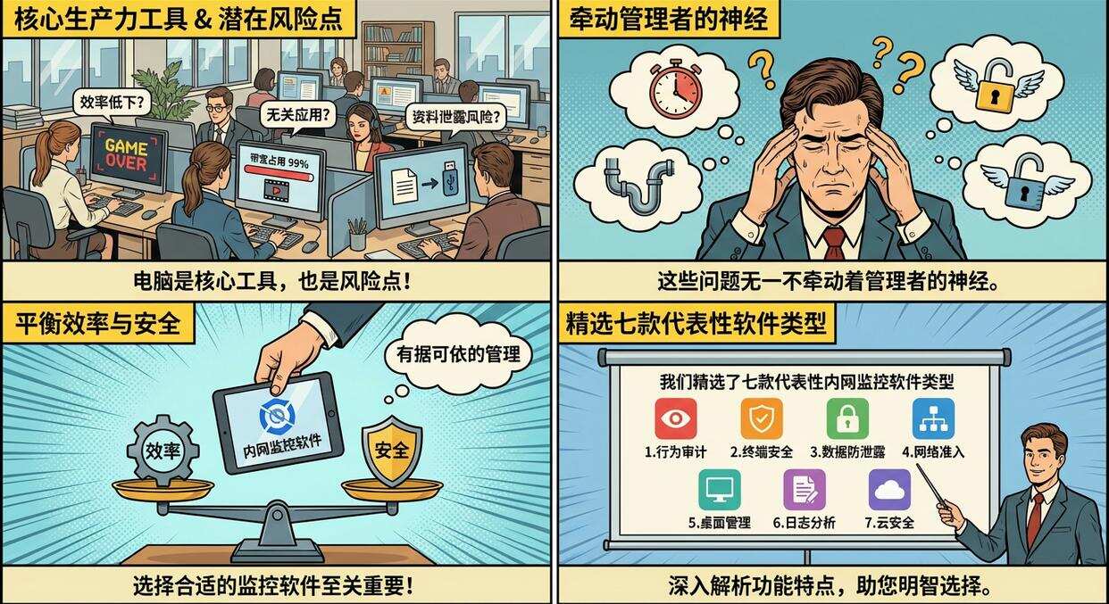 内网监控软件有哪些?精选七款内网监控软件,快来看看哪个好(图1) 内网监控软件有哪些?精选七款内网监控软件,快来看看哪个好(图1)