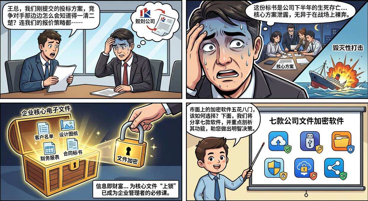 公司文件加密软件有哪些?七款常用的公司文件加密软件分享,老板们不要错过(图1) 公司文件加密软件有哪些?七款常用的公司文件加密软件分享,老板们不要错过(图1)